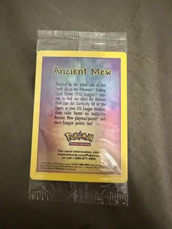 ANCIENT MEW (SEALED) Full-Art Holo Rare Movie Pokemon 2000 Promo - Pokemon Card - Image 2