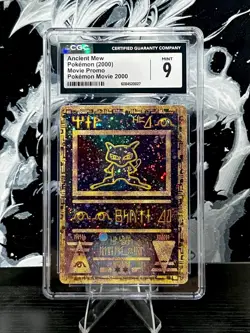 Ancient Mew Holo 2000 Pokemon MOVIE PROMO Vintage Pokemon Card CGC 9 Mint - Image 1