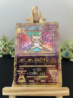 Pokemon TCG Ancient Mew Gold Secret Rare Promo Holo 2000 Movie Card - Clean - Image 1