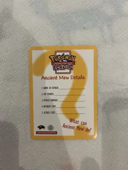 Pokemon TCG Ancient Mew Promo 2000 Holo Movie Card Mint Condition - Image 3