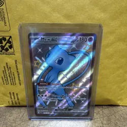 Pokemon Mew ex 216/091 SV Paldean Fates Shiny Ultra Rare Full Art Holo ENG - Image 1