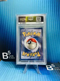 1999 Pokemon Base Set Unlimited HITMONCHAN Holo PSA 8 7/102 - Image 2