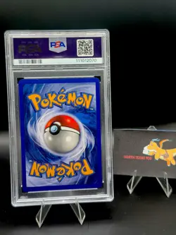 1999 Pokemon Base Set Unlimited HITMONCHAN Holo PSA 8 (3956) 7/102 - Image 2