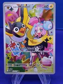 Ionos Wattrel 231/217 Ascended Heroes Illustration Rare Pokemon Card - Image 1
