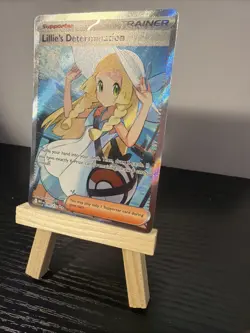 Pokemon TCG Lillie's Determination Trainer Card Holo Rare 169/132 - Image 2