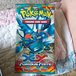 Pokemon TCG XY Furious Fists Heracross Booster Pack 1 Pack (10 Cards) English - Image 1