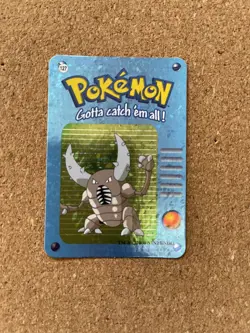 127 Pinsir Pokemon Vending Prism Holo Sticker Card - Image 1