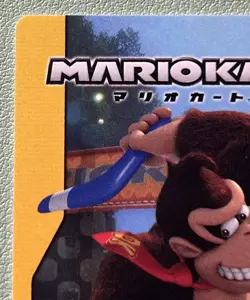 Mario Kart 8 Donkey Kong Card Nintendo Vintage Japanese U.S Seller - Image 3
