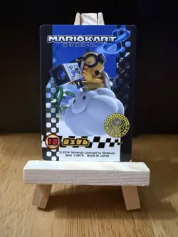 Mario Kart 8 Lakitu Card Nintendo Vintage Japanese U.S Seller - Image 1