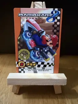 Mario Kart 8 Mario Card Nintendo Vintage Japanese U.S Seller - Image 1