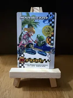 Mario Kart 8 Princess Peach Card And Yoshi Nintendo Vintage Japanese U.S Seller - Image 1