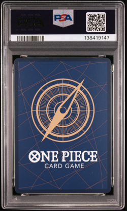 PSA 10 Gem Mint SHANKS Silver 3rd anniversary ONE PIECE CARD GAME Op13 japanese - Image 2