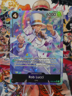 OP05-093 Rob Lucci AA Alt Art English SR One Piece TCG Card Game - Image 1