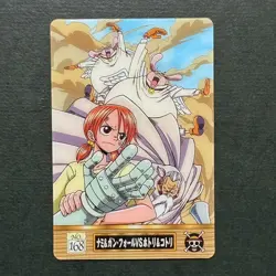 S7689 Nami No.168 Japanese One Piece Gumica Gummy Card Vintage YJ22 - Image 1
