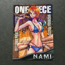 S3485 Super Rare Nami 29 HOLO Japanese One Piece Vintage Ensky Holo Card - Image 1