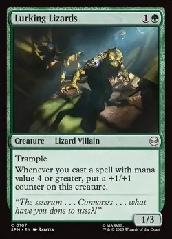 Lurking Lizards C Foil #107 | SPM Marvel's Spider-Man | MTG - Image 1