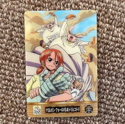 PREORDER Nami No.168 Japanese One Piece Vintage Gummy Card Bandai 2004 - Image 1