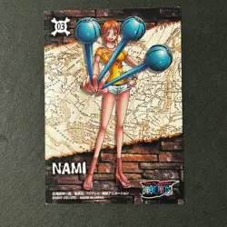 S7293 Very Rare Nami Holo Japanese One Piece x Ensky Card No.03 J11 - Image 2
