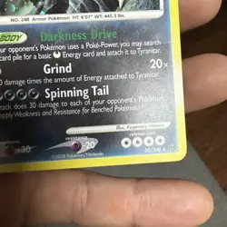 Tyranitar (DP Stormfront) 30/100 Holo Holo Rare Deck Exclusives Pokemon LP - Image 5