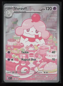Slurpuff 236/217 Illustration Rare Ascended Heroes Pokemon Holo - Image 1