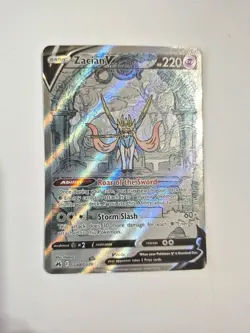 Pokemon TCG Zacian V GG48/GG70 Crown Zenith GG Ultra Rare Holo English NM - Image 1