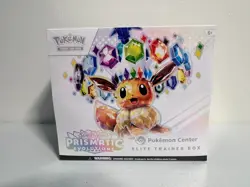 NEW Pokemon Prismatic Evolutions *Pokemon Center* Sealed ETB - Image 1