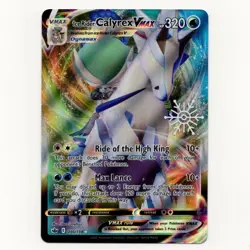 Ice Rider Calyrex VMAX Holo Ultra Rare SWSH06: Chilling Reign 046/198 Pokemon NM - Image 1