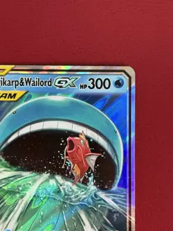 Pokemon TCG SM - Magikarp & Wailord GX SM166 TAG TEAM Black Star Promo Holo (NM) - Image 4