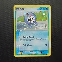 Mint Reverse Holo Pokemon TCG Poliwag 75/112 EX FireRed LeafGreen English 50 HP - Image 2