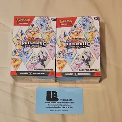 Pokemon TCG Prismatic Evolutions Booster Bundles x2 - Brand New Sealed - Image 1
