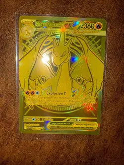Mega Charizard Y EX 294/217 Gold Hyper Rare, Ascended Heroes, Pokemon TCG (NM) - Image 1