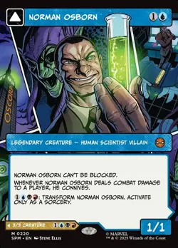 Norman Osborn M Borderless Regular #220 | SPM Marvel's Spider-Man | MTG - Image 1