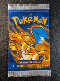 Pokemon 1999 Shadowless Long Crimp Booster Pack - Charizard Art Sealed New WotC - Image 1