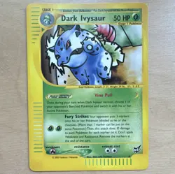 Nintendo Pokemon TCG Dark Ivysaur Best of Game Promo 006/009 2003 English 50HP - Image 1