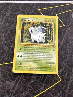 Pokemon [GERMAN] Nidoran 57/64 Common Unlimited Jungle Set 2000 D1 - Image 1