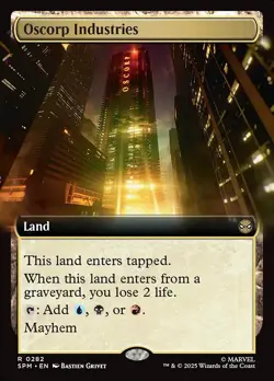 Oscorp Industries R Extended Art Foil #282 | SPM Marvel's Spider-Man | MTG - Image 1