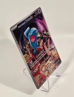 Team Rocket's Wobbuffet 203 Destined Rivals ETB Black Star Promo Pokemon - NM - Image 2