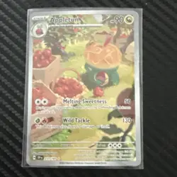 Pokemon Appletun 211/191 SV08: Surging Sparks Illustration Rare Holo 90 HP - Image 2