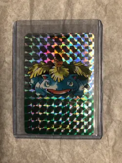Japan Carddass Pokemon Nintendo Venusaur 1996 Bandai Game Freak #3 NM Very Rare - Image 1