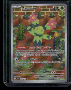 Maractus 160/159 Illustration Rare Journey Together Pokemon Holo Near Mint - Image 1