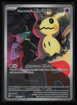 Team Rocket's Mimikyu 238/217 Illustration Rare Ascended Heroes Pokemon Holo - Image 1