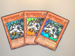 yugioh 3X Zaborg the Thunder Monarch AST-023 Super Rare VLP Near Mint play set - Image 1