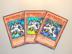 yugioh 3X Zaborg the Thunder Monarch AST-023 Super Rare VLP Near Mint play set - Image 2