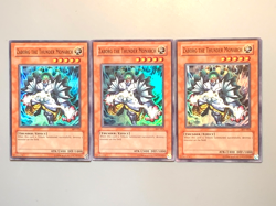 yugioh 3X Zaborg the Thunder Monarch AST-023 Super Rare VLP Near Mint play set - Image 3
