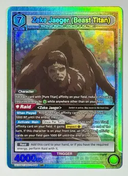 Union Arena TCG: AOT - Zeke Jaeger (Beast Titan) - UE10BT/AOT-1-048 SR - Image 1