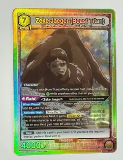 Union Arena TCG: AOT - Zeke Jaeger (Beast Titan) - UE10BT/AOT-1-048 SR - Image 2