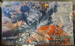 ATTACK ON TITAN - WEISS SCHWARZ - SEALED PLAYMAT - IN HAND FAST SHIPPING - Image 1