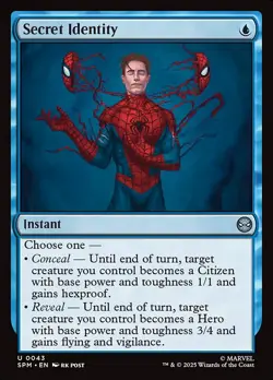 Secret Identity U Foil #43 | SPM Marvel's Spider-Man | MTG - Image 1
