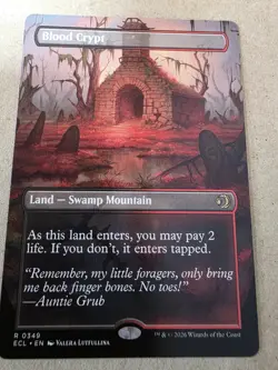 Blood Crypt - (Borderless) Lorwyn Eclipsed Regular - Mtg - Image 1
