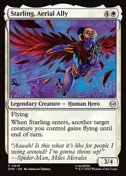Starling, Aerial Ally C Foil #18 | SPM Marvel's Spider-Man | MTG - Image 1